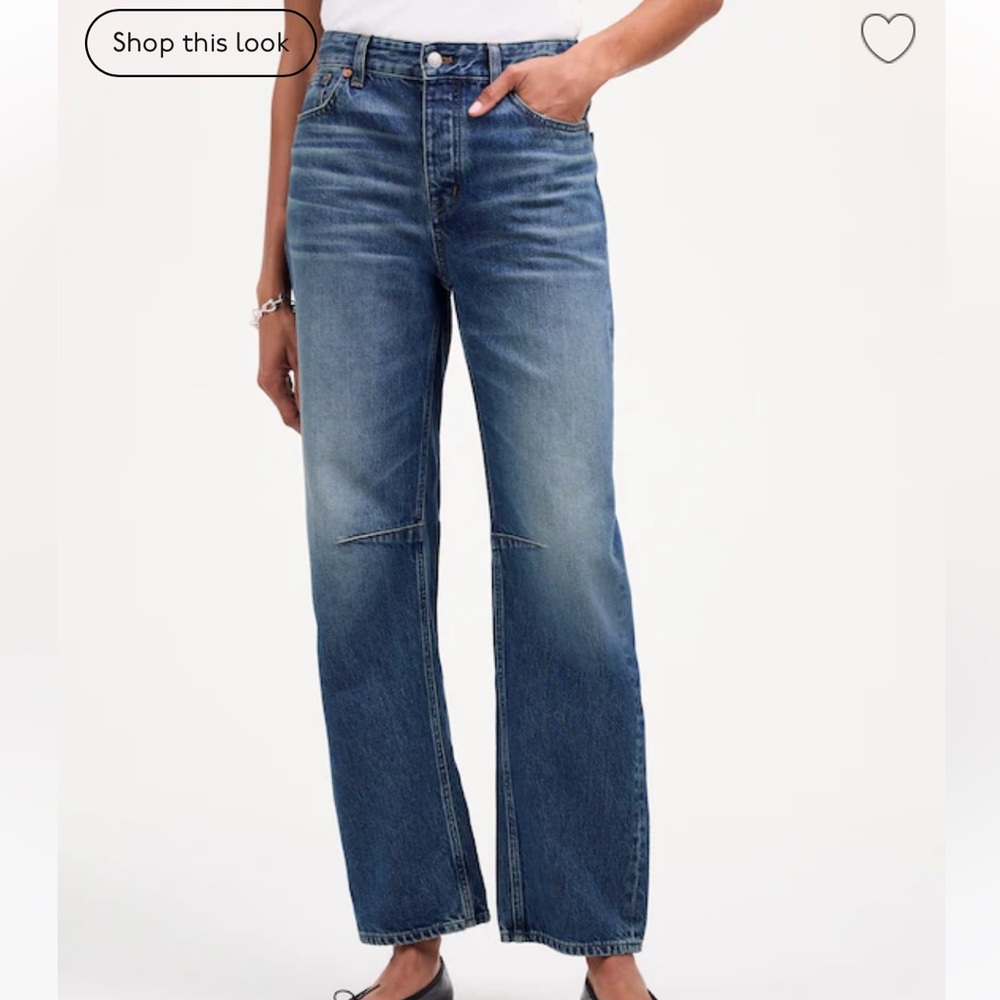 Madewell Darted Barrel Jeans in Irmo Wash 29